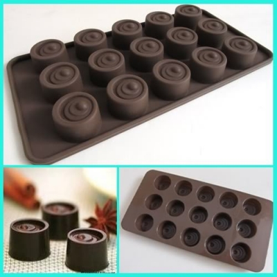 Buttons Chocolate Candy Cookie Cup Cake Jelly Silicone Mould Mold Ice Tray Maker[010161]